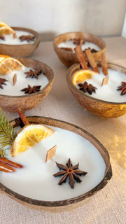 Coconut Shell Candle